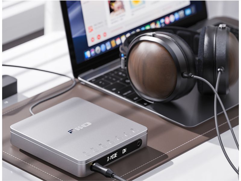 FiiO CD-Player FiiO DM13 BT Silber Portabler CD-Player mit Bluetooth