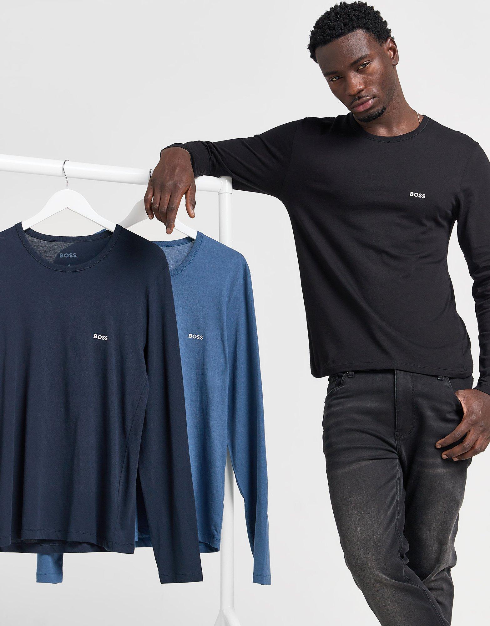 BOSS Lot de 3 T-shirts Manches Longues Homme