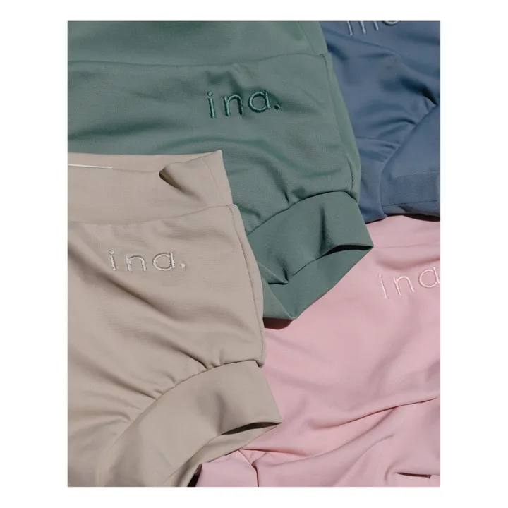 Ina Swim Short de bain Matière Recyclée Lumi | Vert foncé