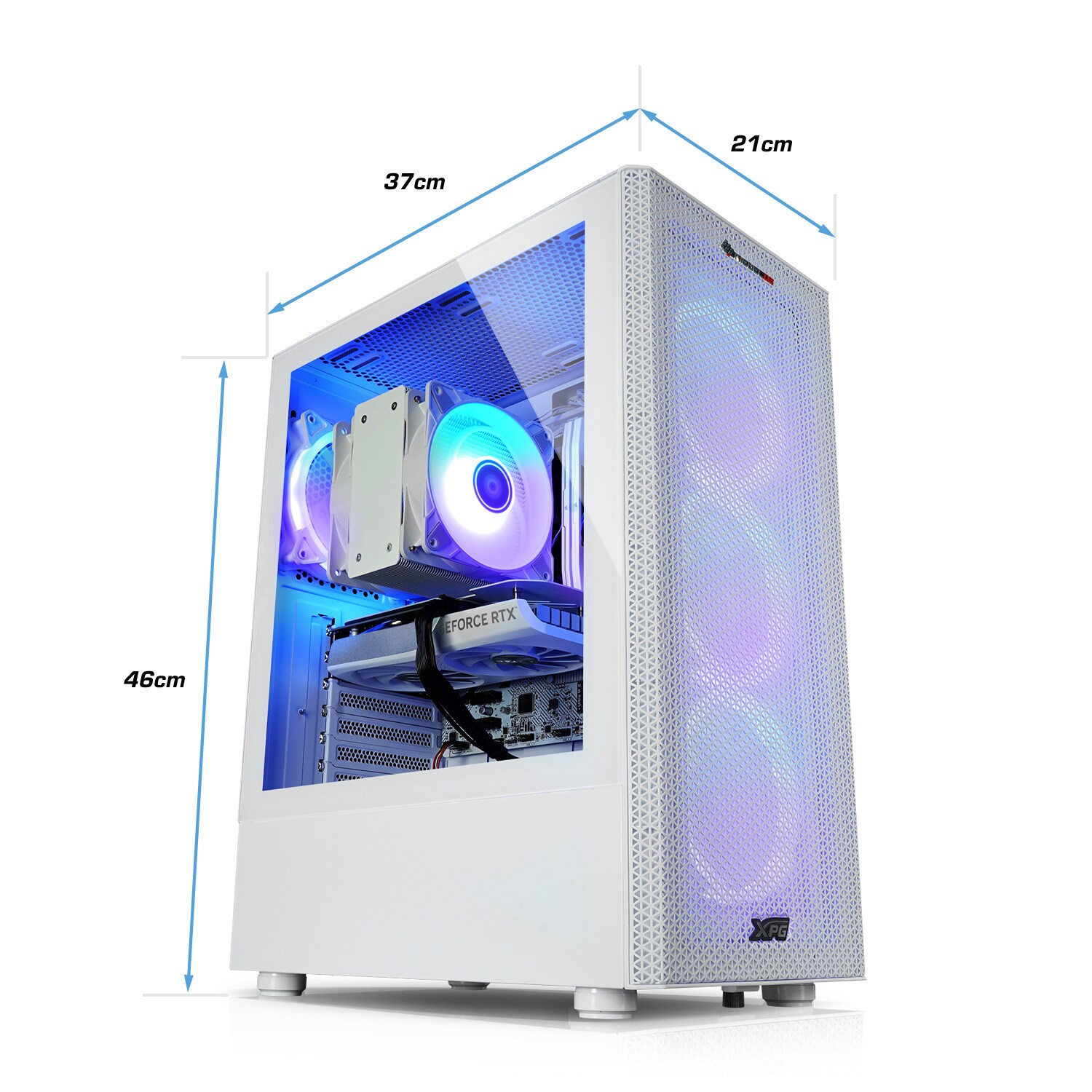 Gaming PC Storm 12 Intel Core i7-12700KF, 32GB DDR5, NVIDIA RTX 4060 8 GB, 1TB SSD, Windows 11