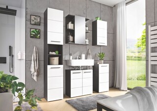 Spiegelschrank Gloss Spiegeltür Korpus Antrahzit
