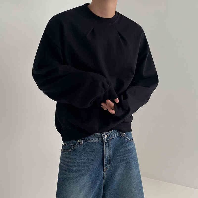 Lingaris - Sweatshirt met ronde hals en effen kleur