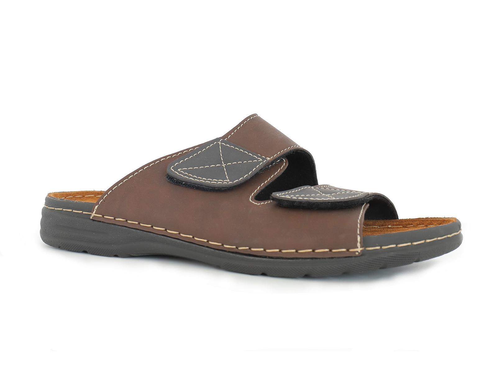 P brand-637 Synthétique Marron Foncé