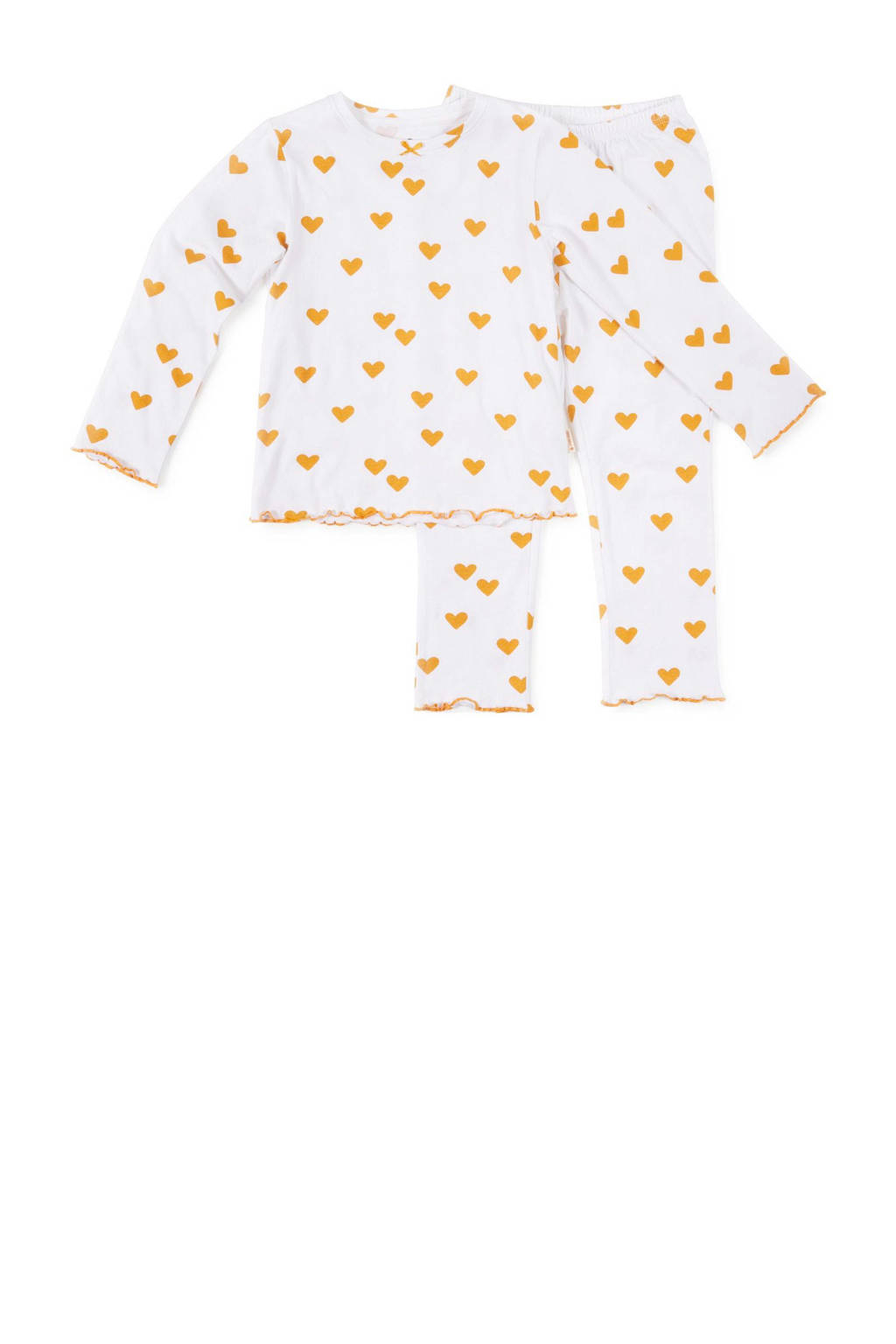 Little Label pyjama blauw met hartjes print