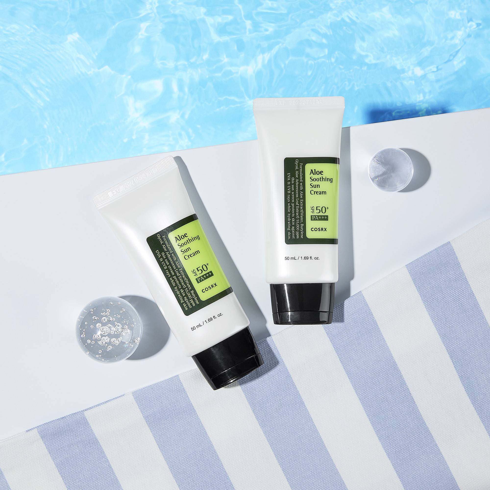 Crème solaire apaisante à l’aloès SPF50  PA    / 50ml