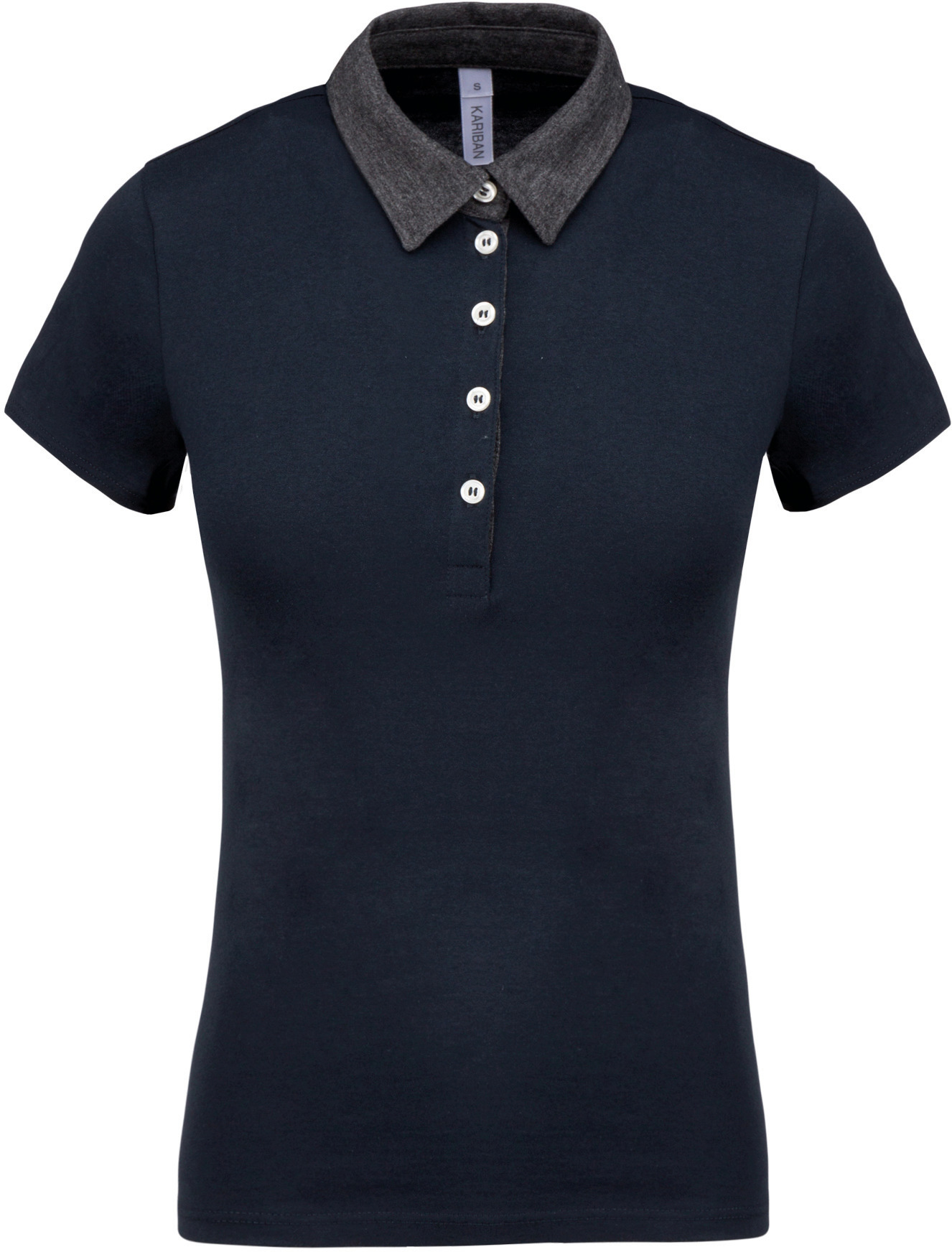 Kariban K261 - Polo jersey bicolore femme