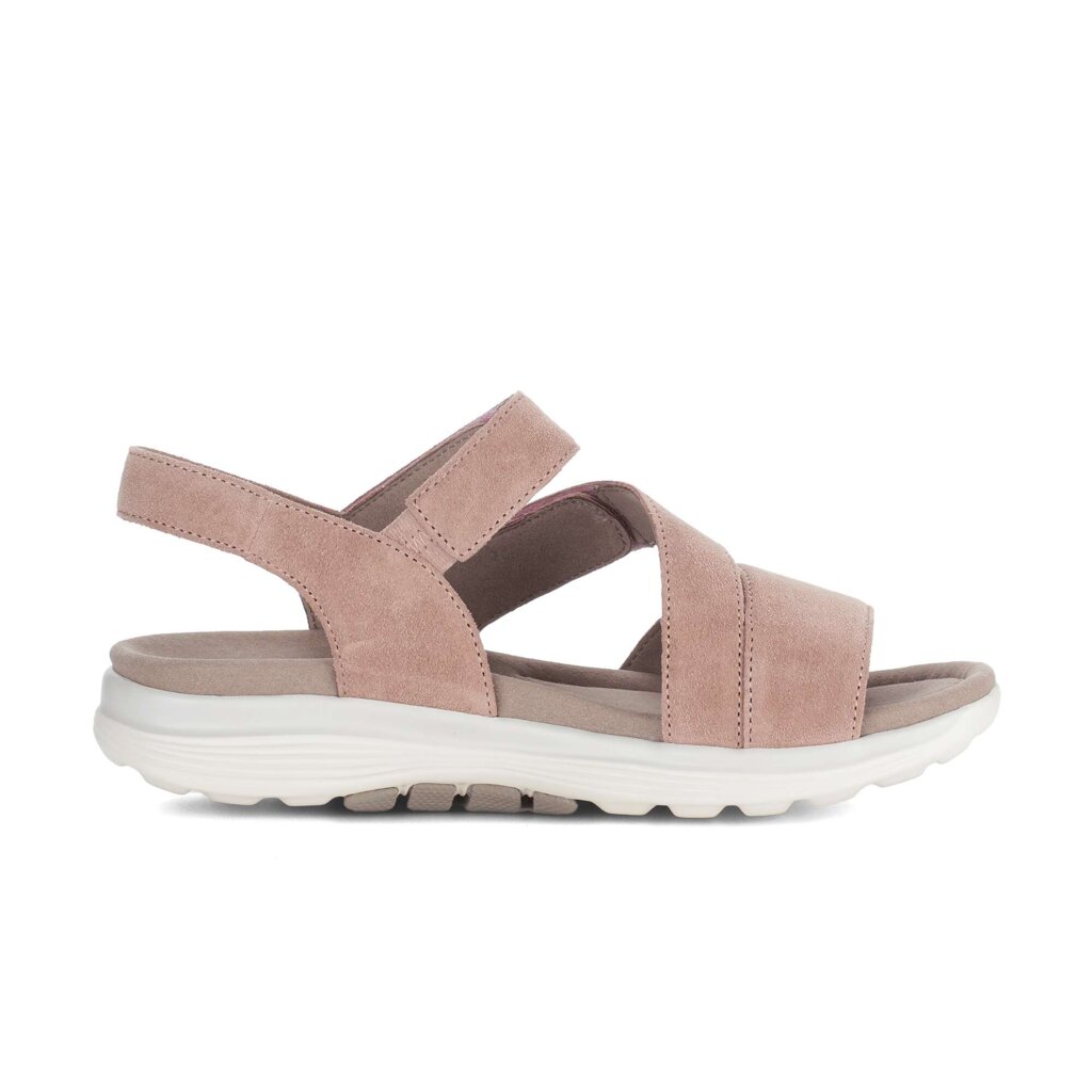 Sandal met riempjes beige