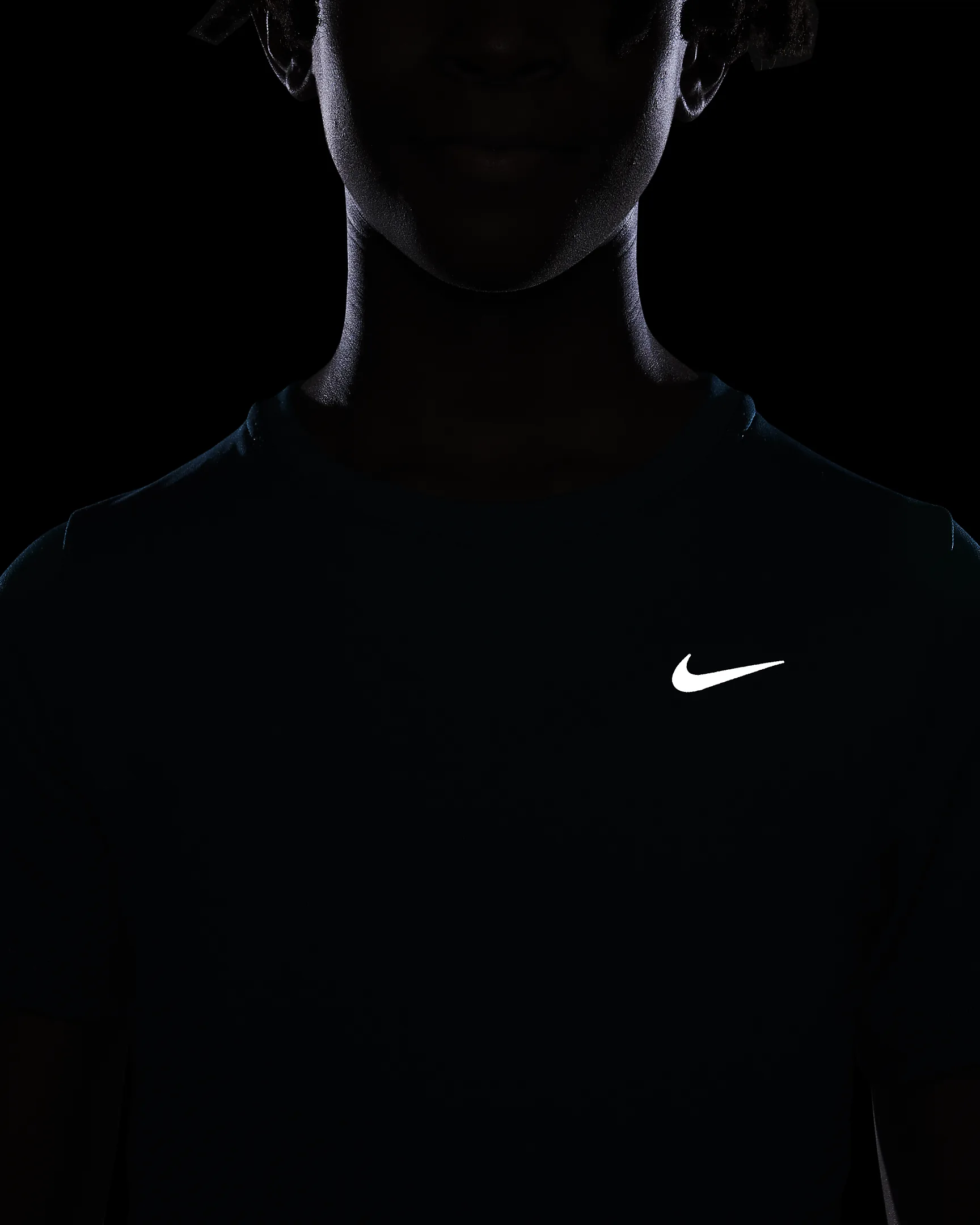 Nike Dri-Fit Miler T-Shirt Kids Blauw