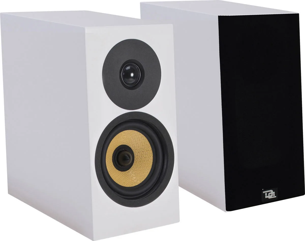 Davis Acoustics Courbet N°3 Blanc Satiné (la paire) Enceintes bibliothèque