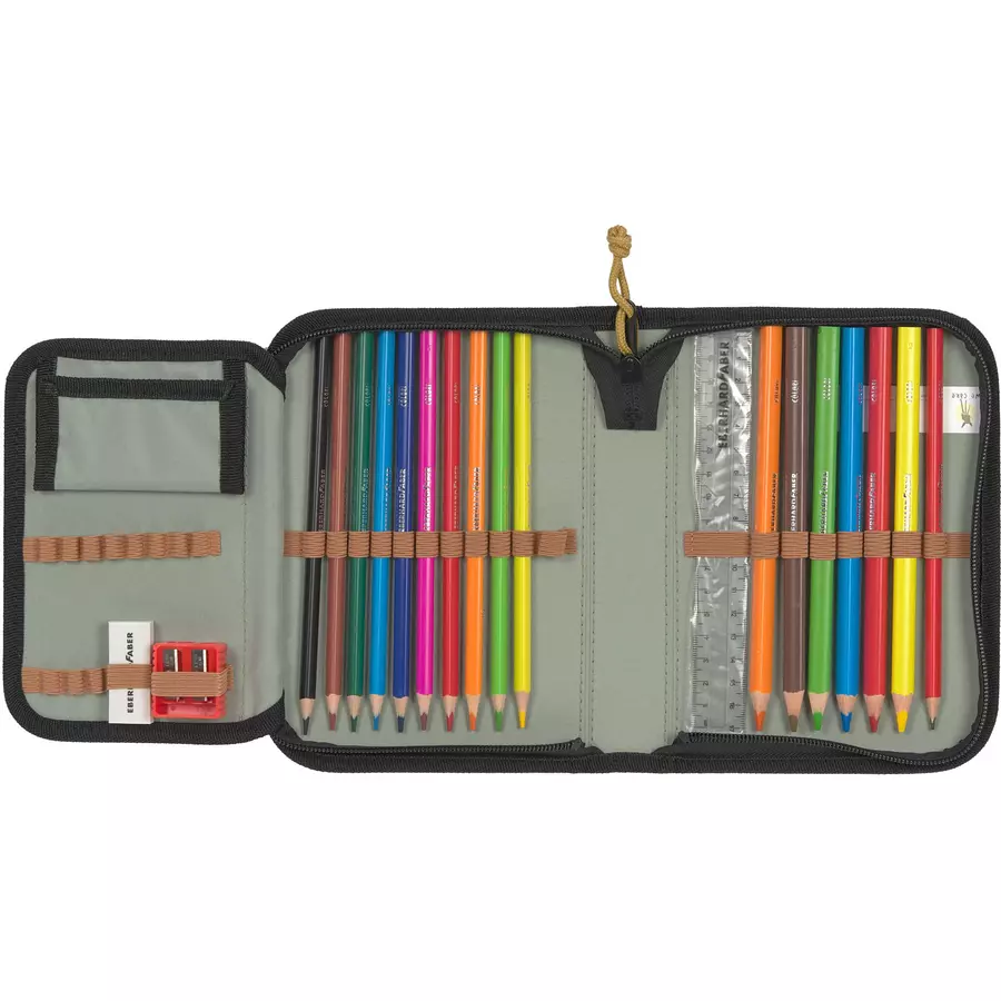 LÄSSIG Schulranzen-Set 7-tlg. Boxy Unique black
