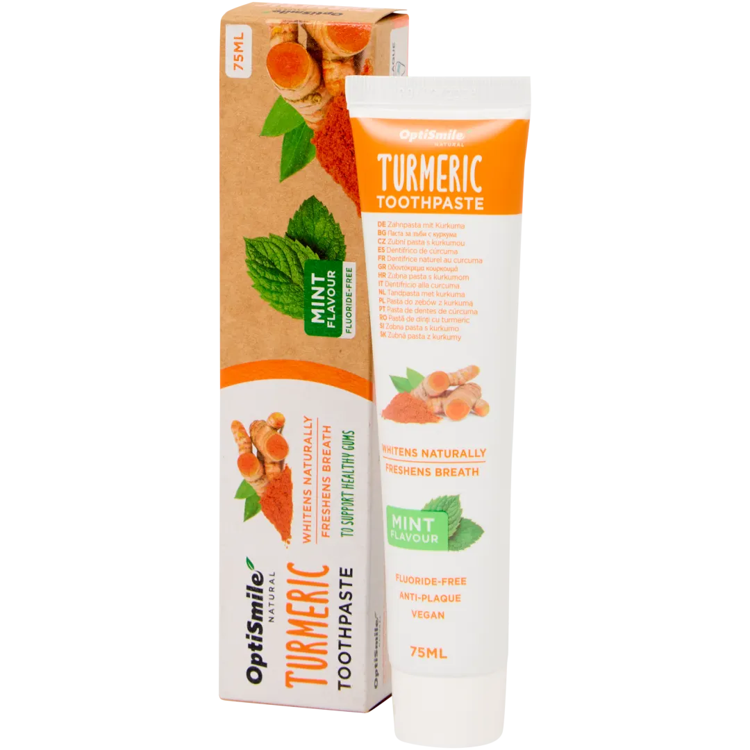 OptiSmile natuurlijke tandpasta Kurkuma & Mint 75 ml