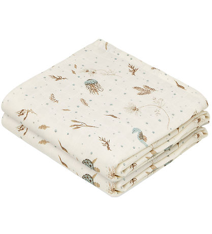 Cam Cam Spucktücher - 72x72 cm - 2er-Pack - Sea Garden