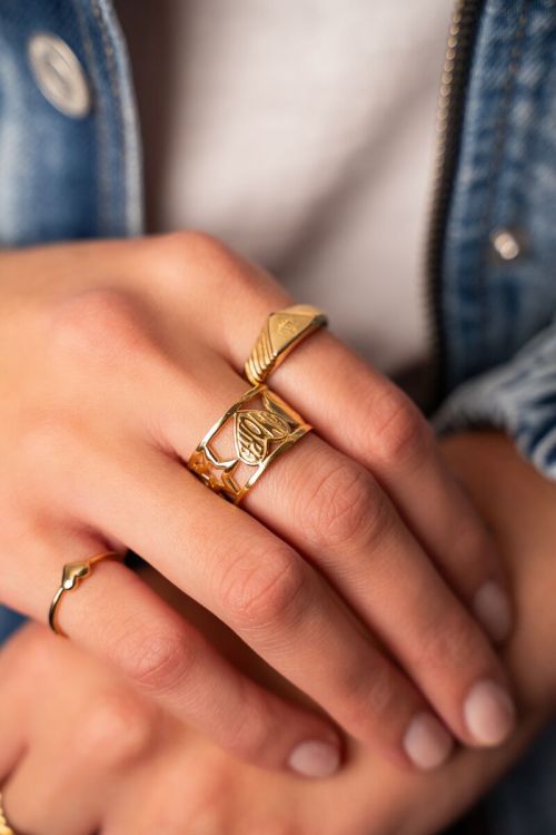 Candy ring met yinyang