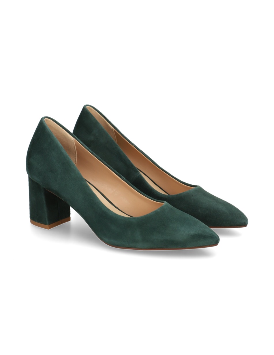 Veloursleder Pumps