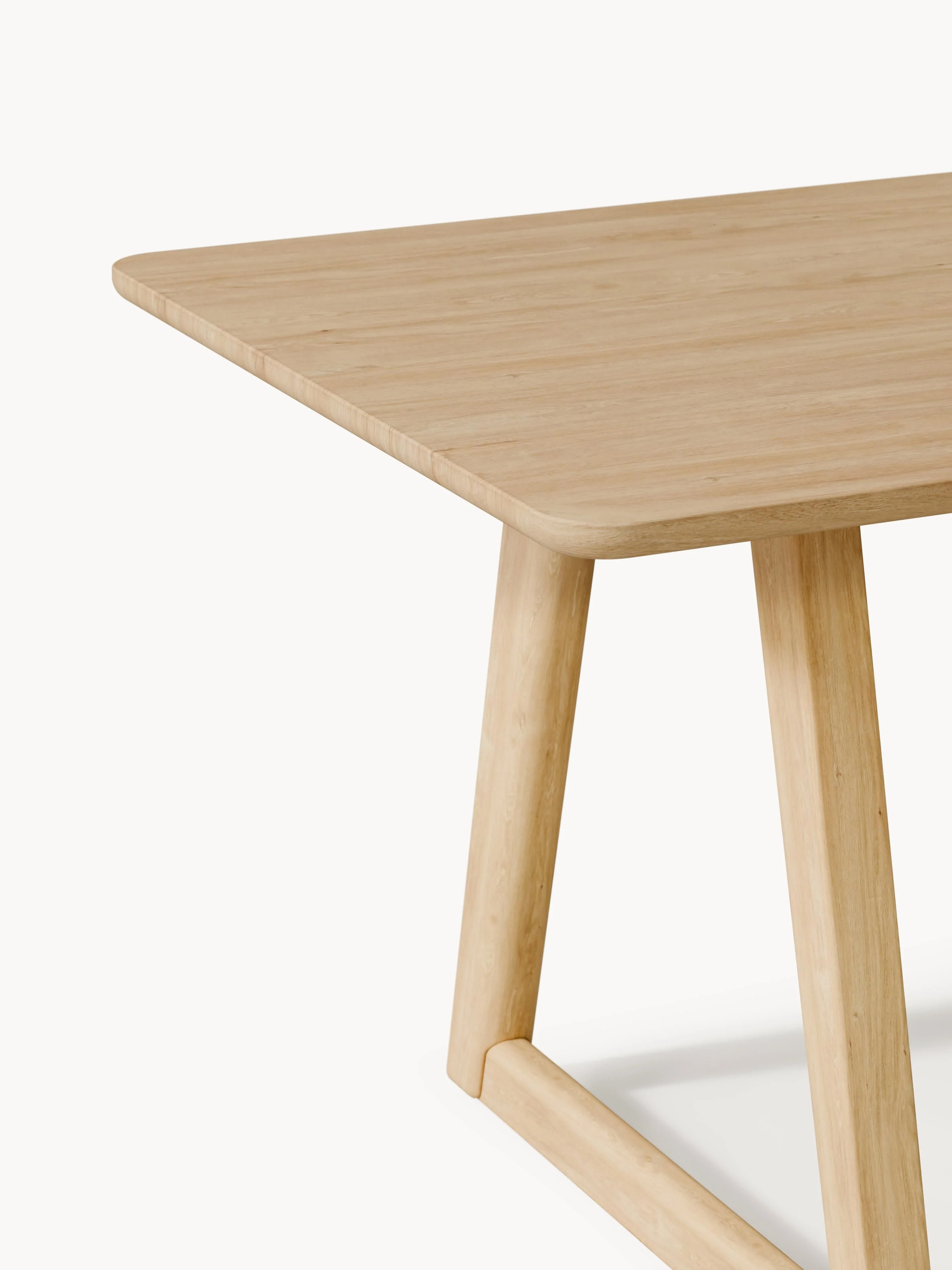 Eettafel Nik van eikenhout, in verschillende formaten