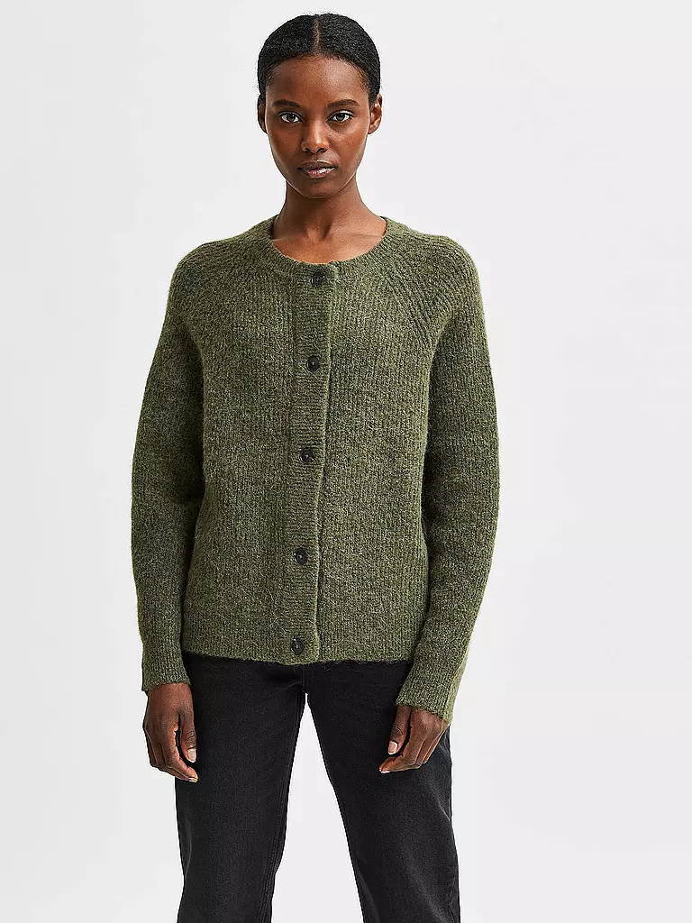SELECTED FEMME Cardigan SLFLULU  olive