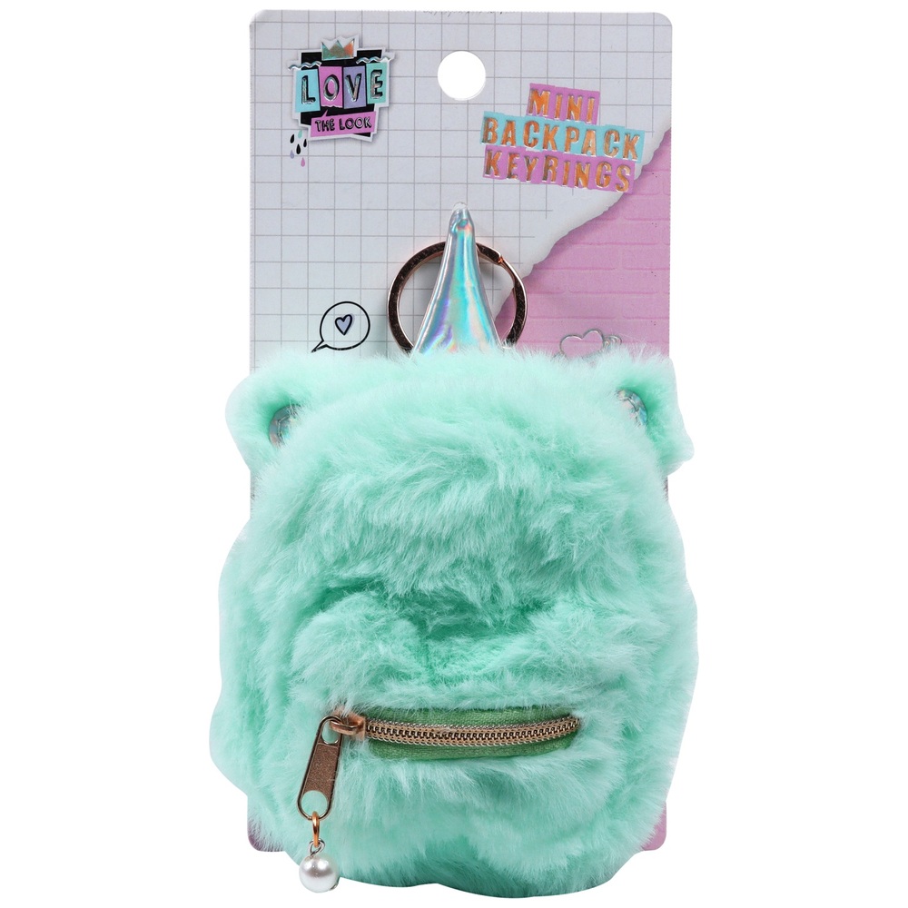 Ich liebe das Design Mini-Rucksack-Schlüsselanhänger-Sortiment