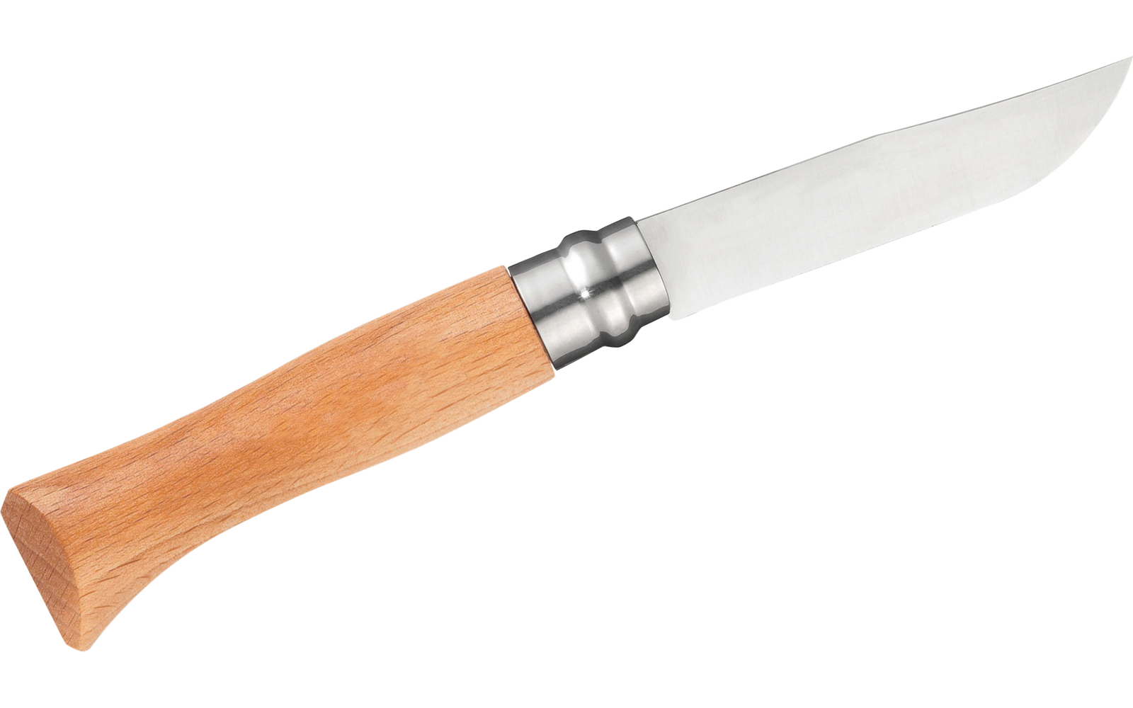 Opinel N°08 Taschenmesser Klingenlänge 8,5 cm Kohlenstoffstahl