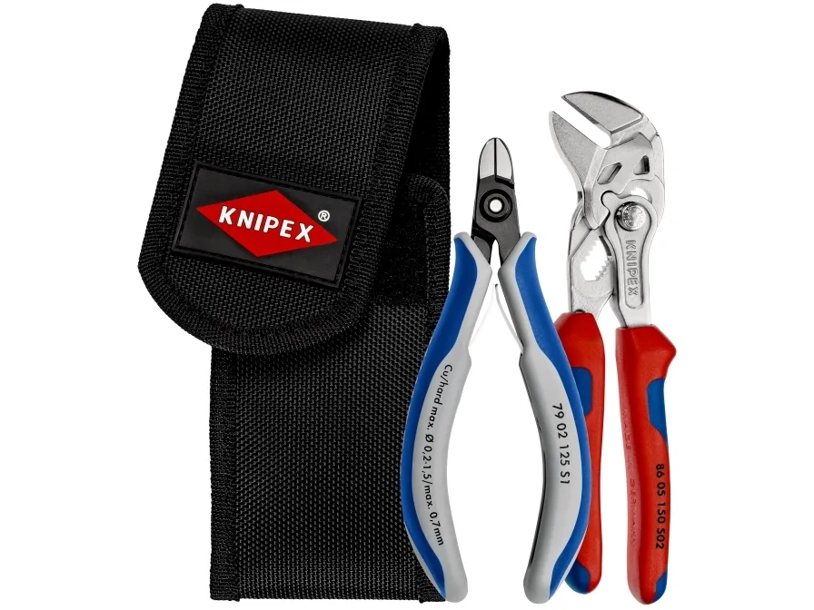 Knipex 00 19 72 V01, Blå, Rød, 345 g, 73 mm, 56 mm, 2 værktøjer