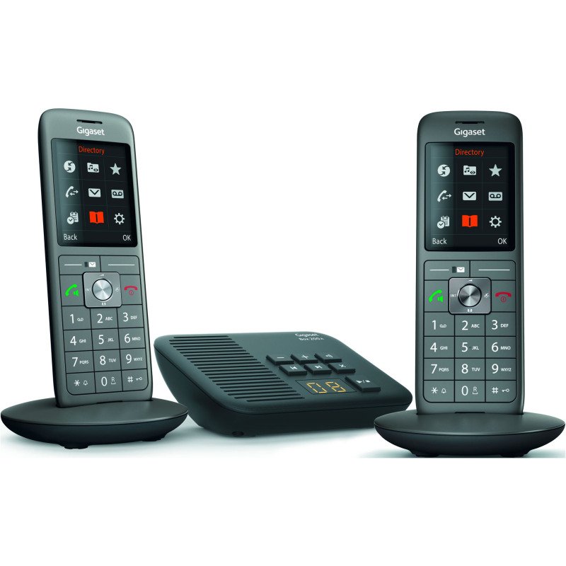 Pack duo téléphone répondeur sans fil Gigaset CL660A