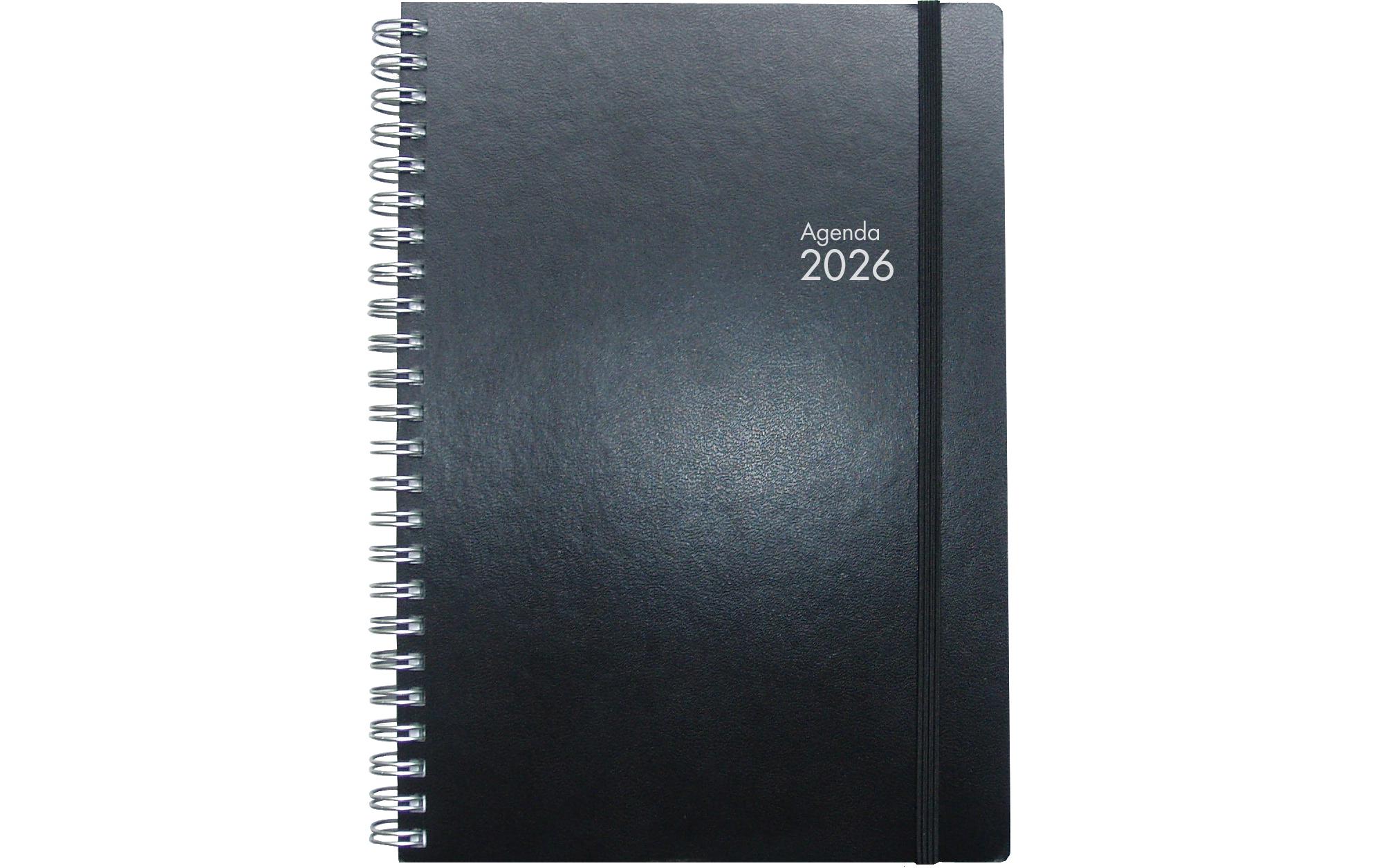 Wochenplaner Simply Flex 2026, 15 x 21 cm, SchwarzWochenagenda