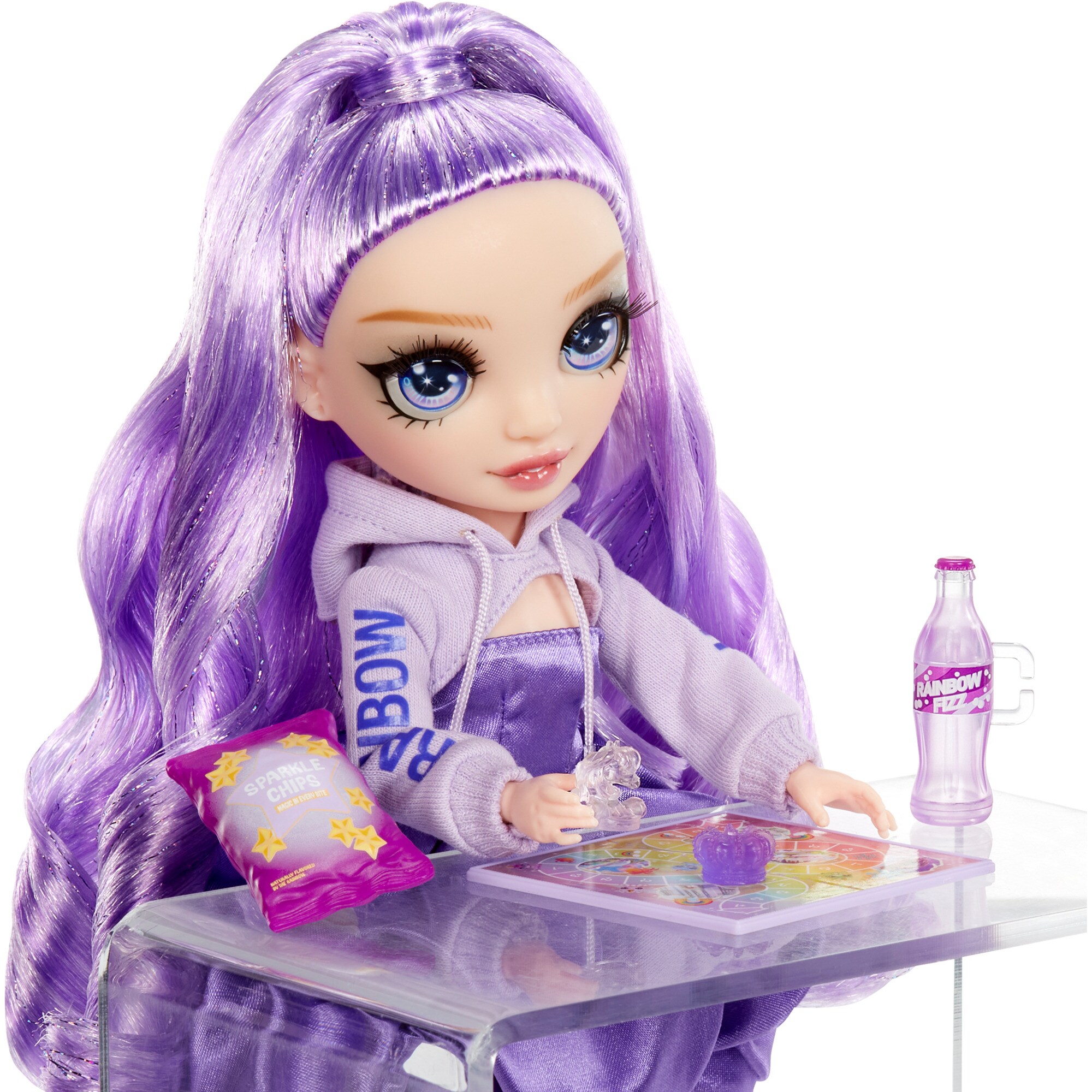 MGA Entertainment Puppe Rainbow High Rainbow High Sparkle & Shine Fashion Doll - Viola