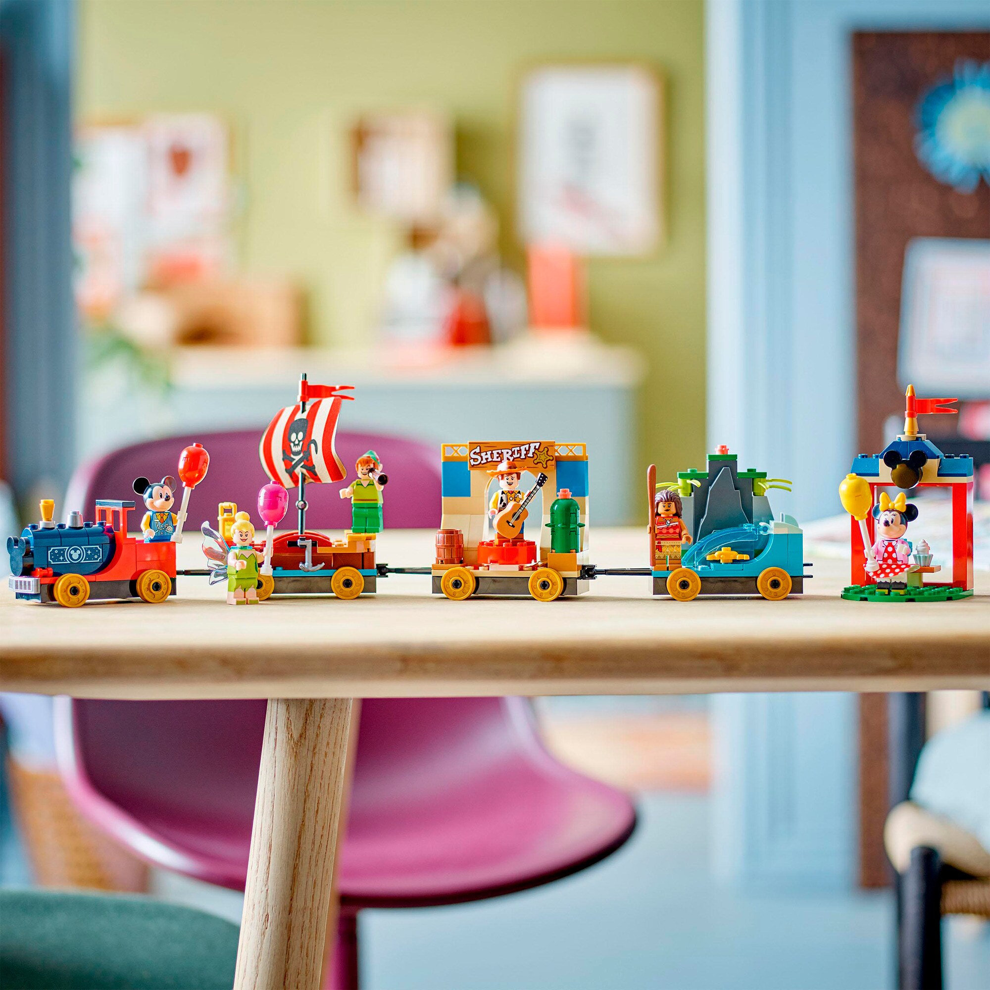 LEGO Konstruktionsspielzeug Disney Geburtstagszug