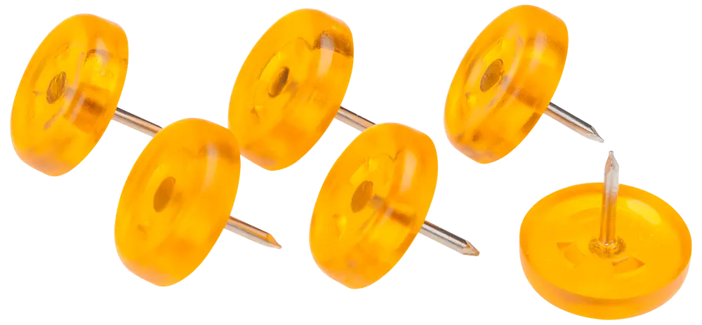 Arvid Nilsson Møbelglider + stift Ø22 mm 6-pak