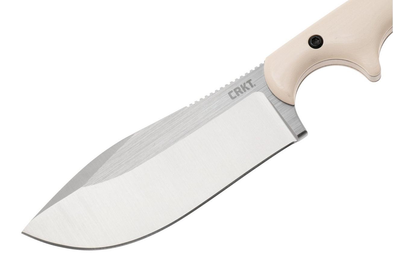 CRKT Minimalist Nessmuk 2375 Satin 12C27, Ivory Micarta, nekmes, Alan Folts design