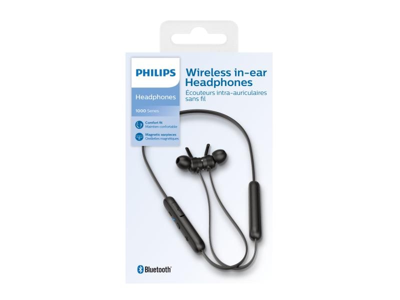 Philips Wireless In-Ear-Kopfhörer TAE1205BK/00 Schwarz Wireless In-Ear Kopfhörer mit Mic