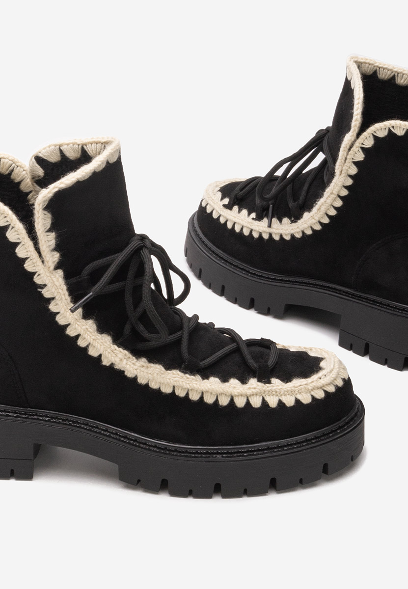 Bottes mocc noires Adelina