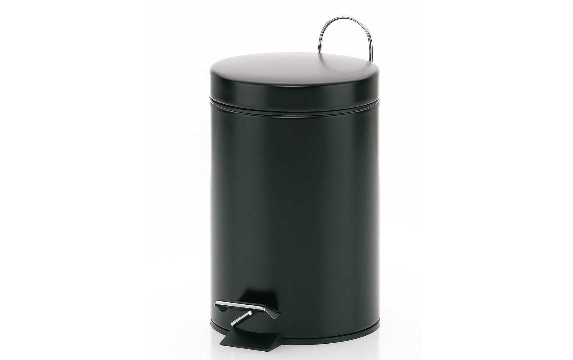 Kosmetikeimer Monaco 3 l, SchwarzMülleimer