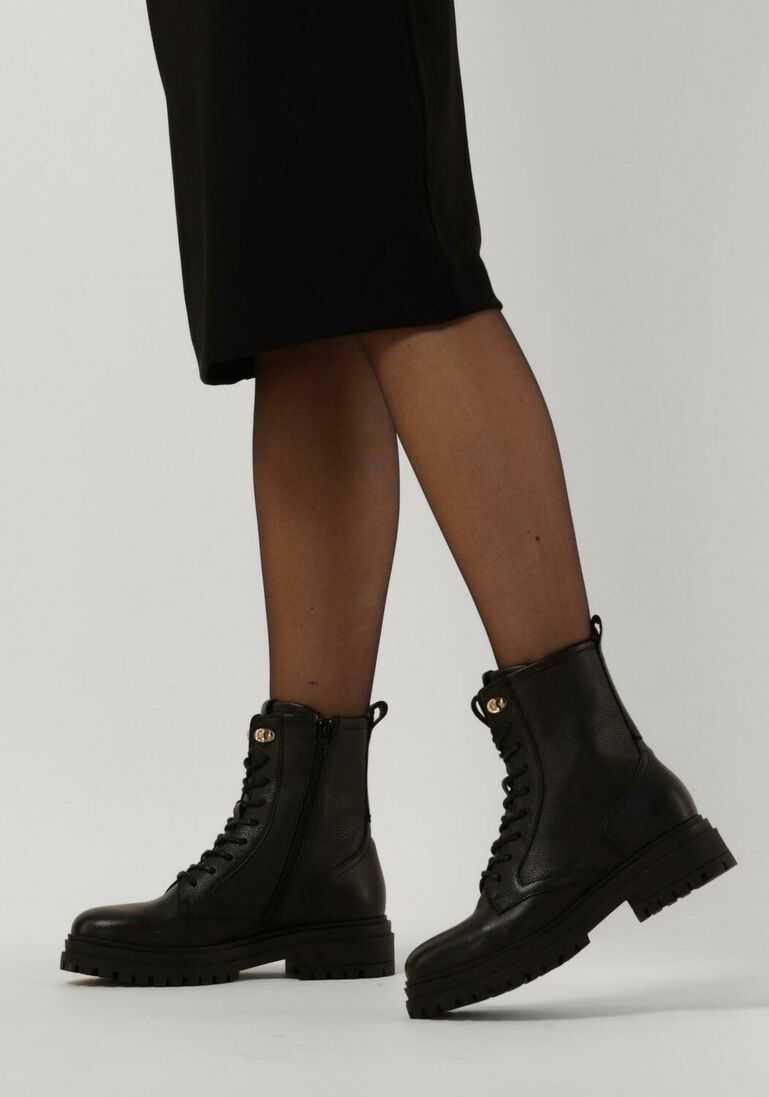 RED-RAG zwarte red-rag veterboots 74680