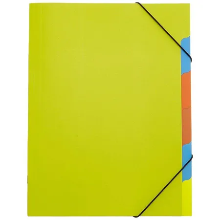Pagna Ordnungsmappe, Funky School Trend PP, 5-teilig, grün