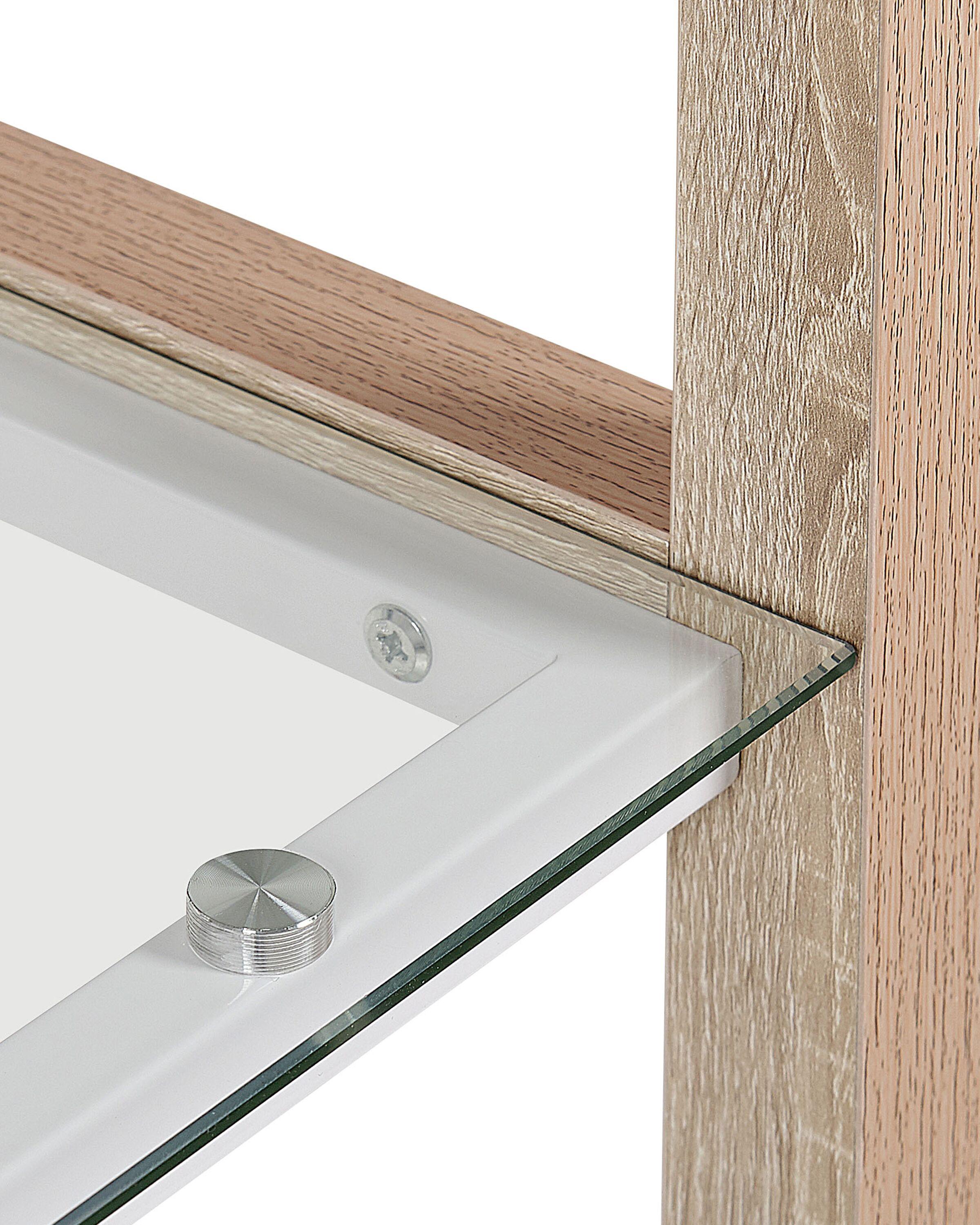 Opbergkast met 4 planken JENKS 152 cm Wit