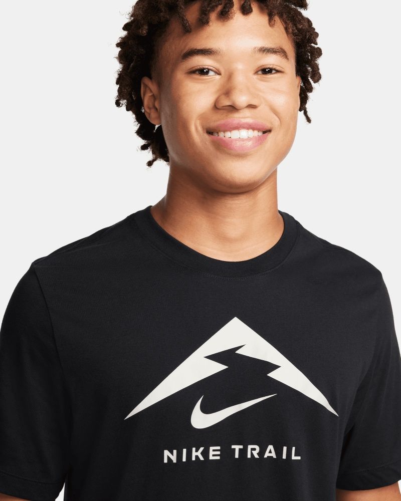 T-shirt de trail Nike Dri-FIT Noir pour homme