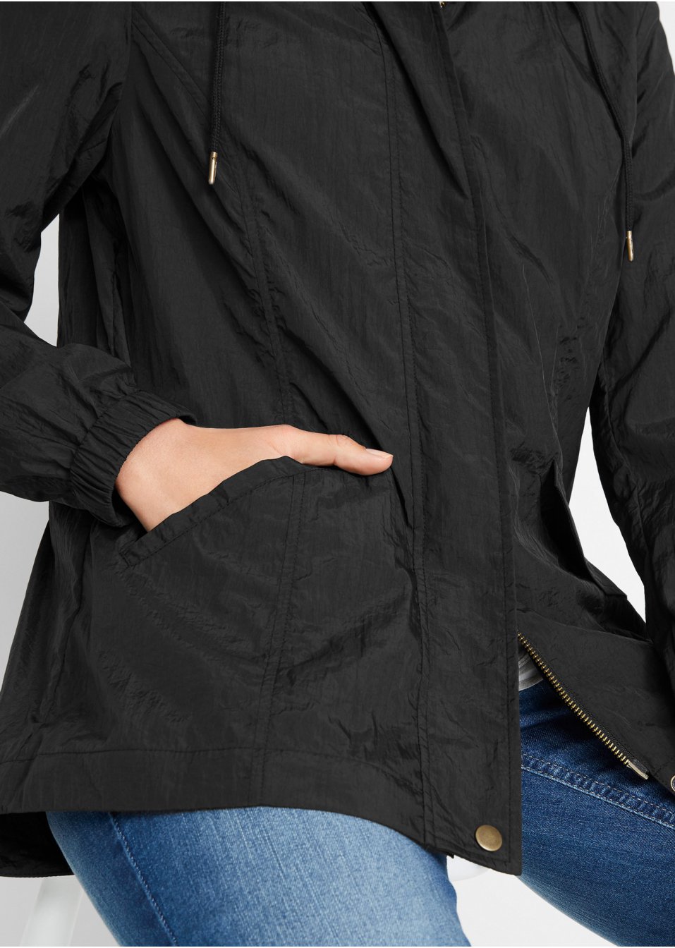Parka légère à capuche