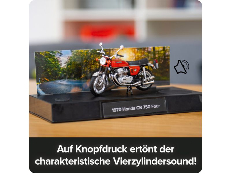 Franzis Bausatz Honda CB 750 Build your Legend 1:24, DE/EN Motorrad Modellbausatz für alle Klassik-Bike-Fans