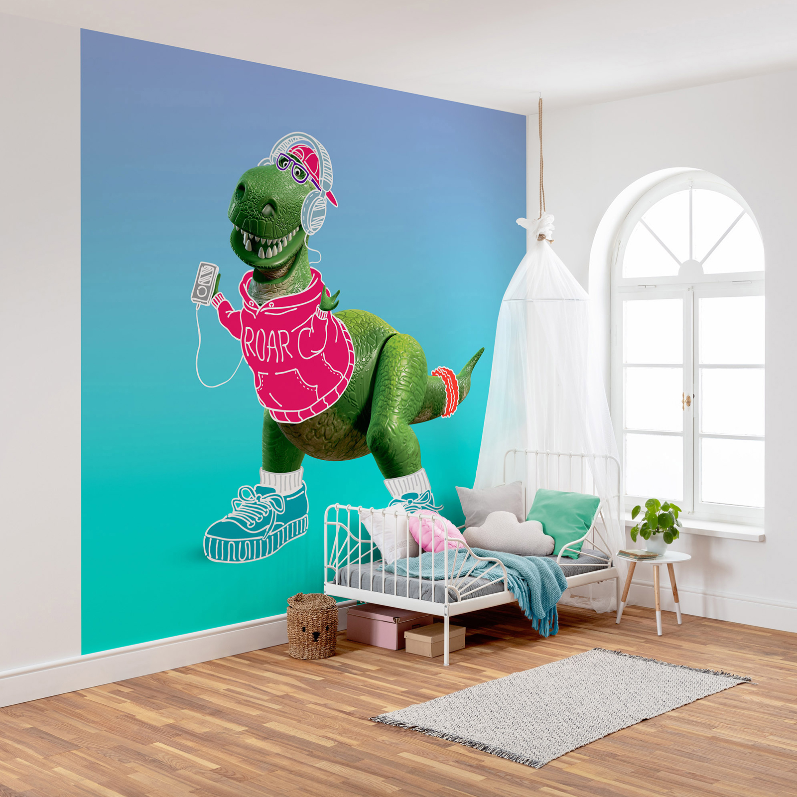 Vlies-Fototapete TOY STORY ROAR - bunt - 300x260 cm