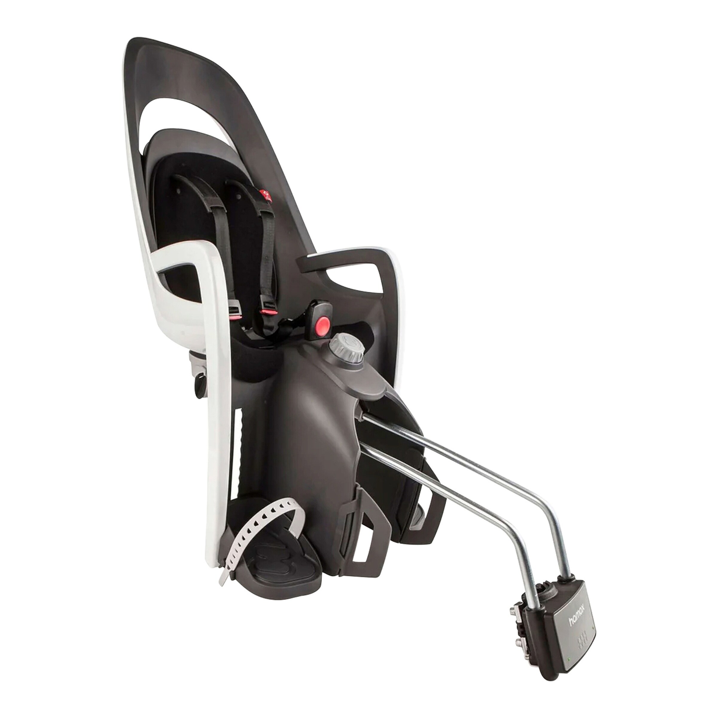 hamax Kinderfahrradsitz Caress mit abschließbarer Halterung white / black