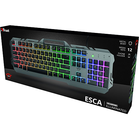 Trust GXT 853 ESCA Gaming tastatur