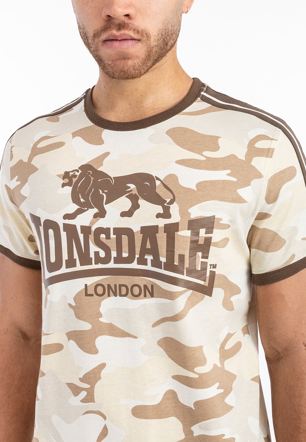 Lonsdale Herren T-Shirt normale Passform CREGNEASH