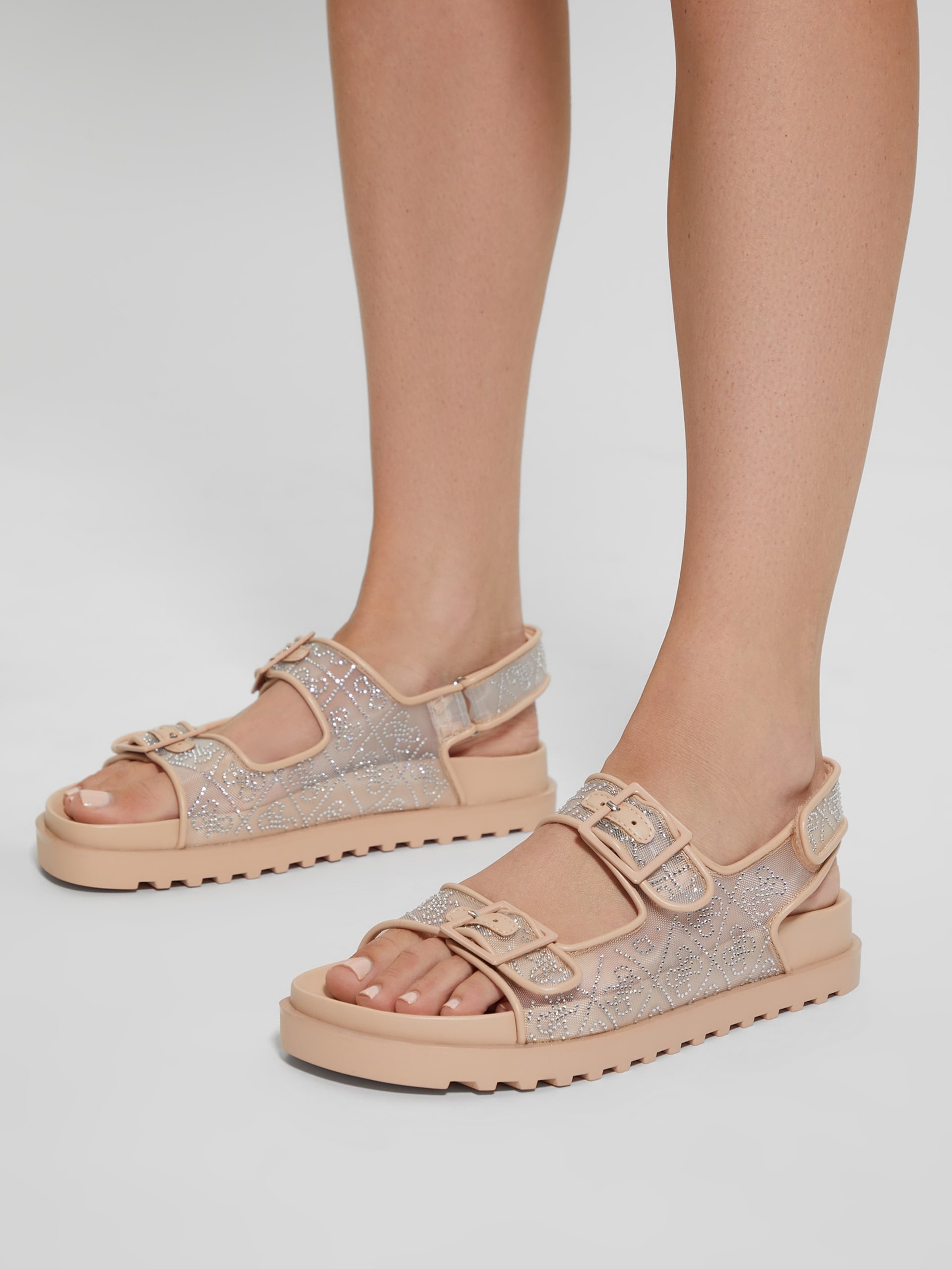 Sandálias Frella Quattro G com strass