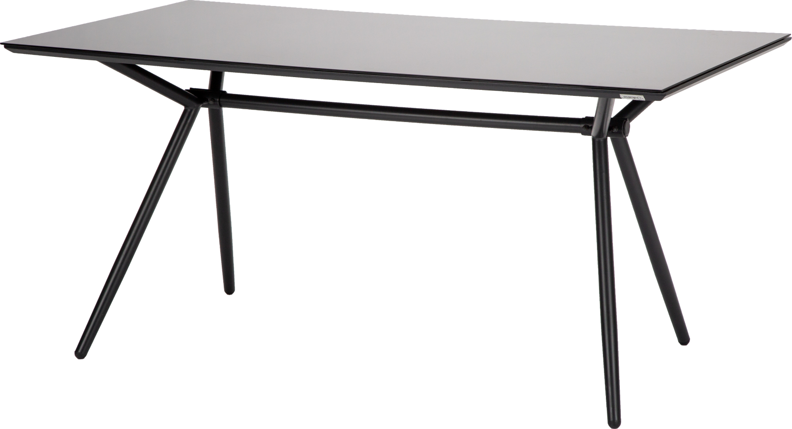 5-teiliges Gartenmöbel-Set - anthrazit - 160x80 cm