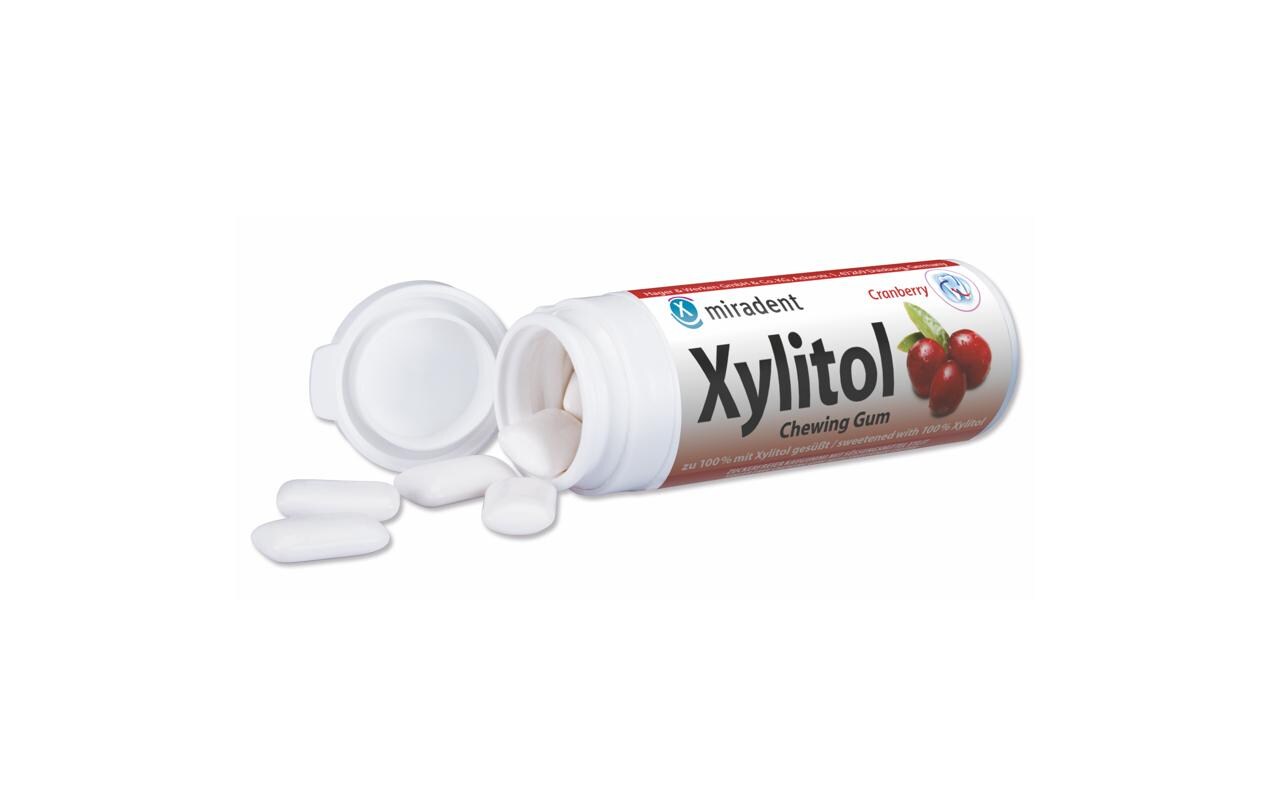 Kaugummi Cranberry 30 StückZuckerfreier Kaugummi mit Xylit