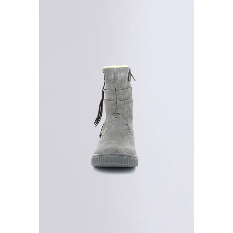 RUMBY GRIS BRILLANT BOOTS Fourrure  Fille