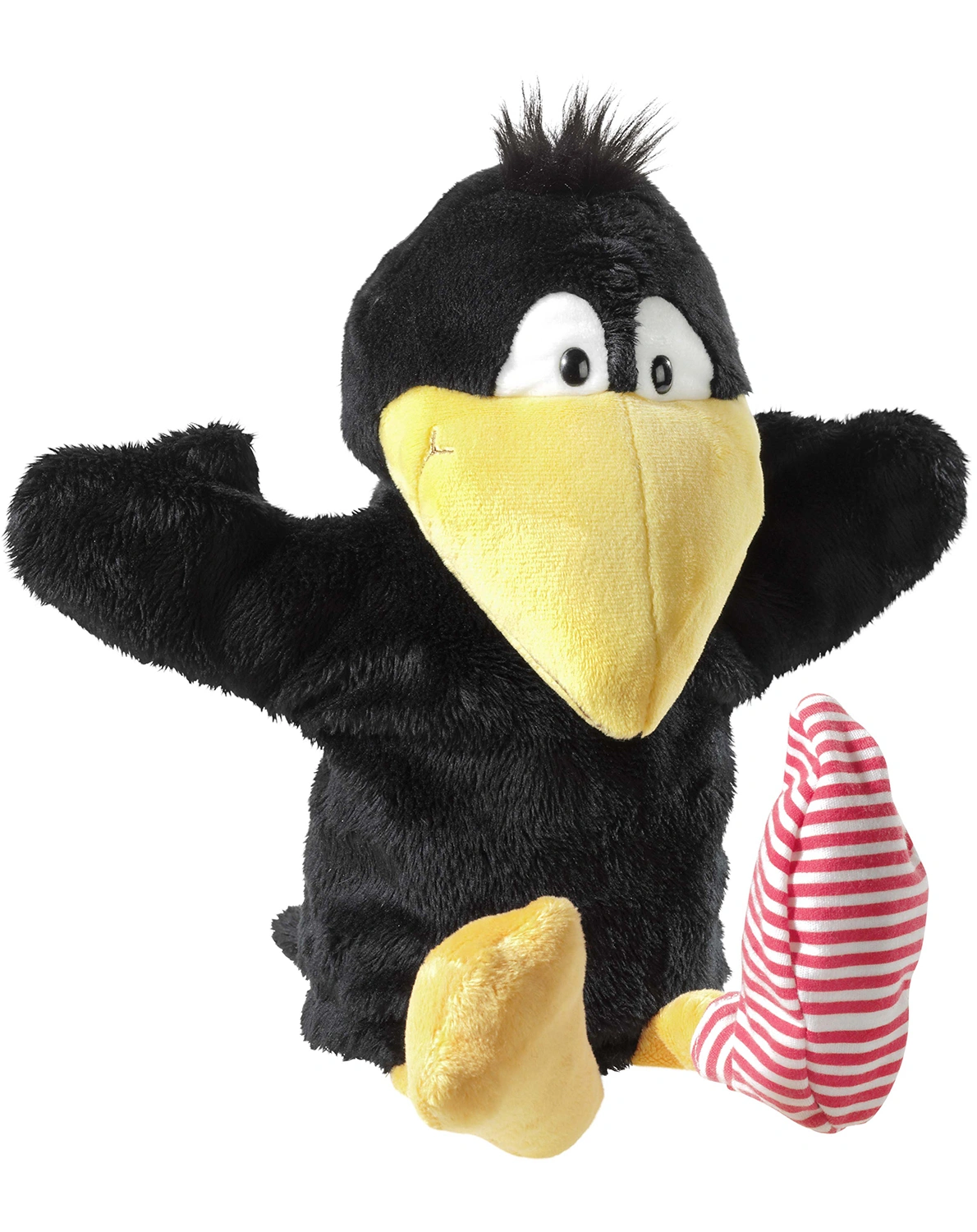 Handpuppe DER KLEINE RABE SOCKE (36cm)