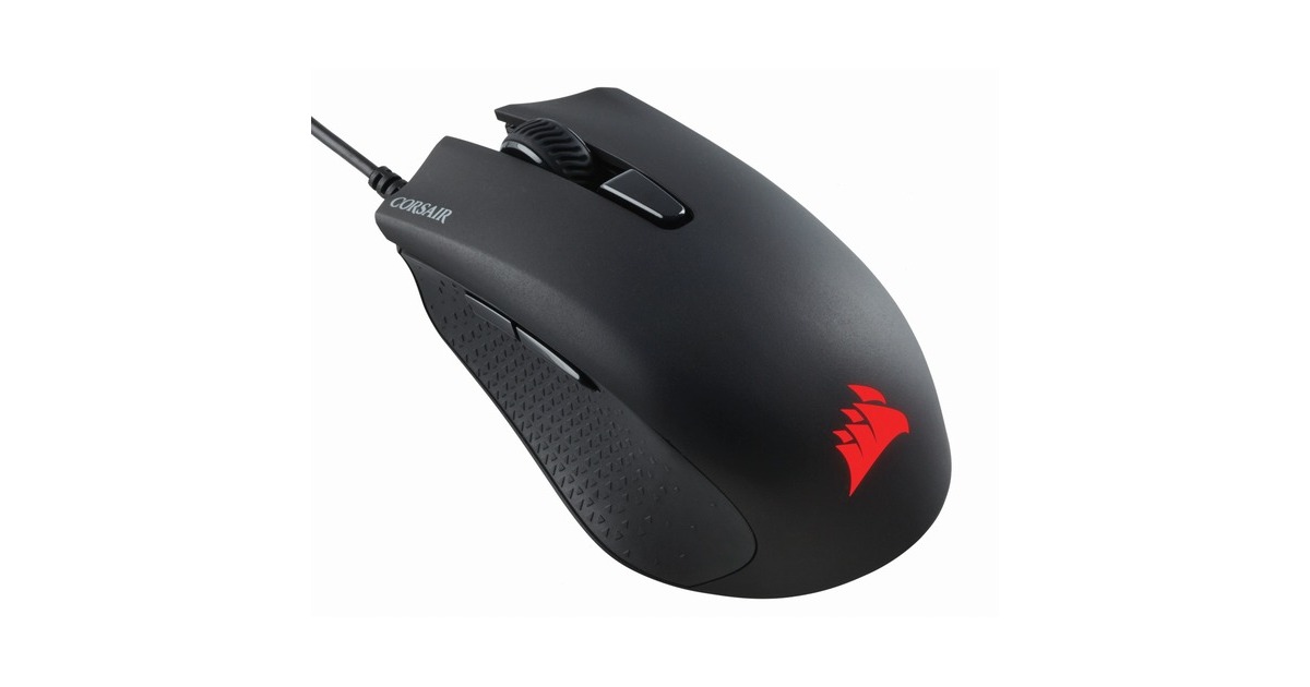 CorsairHARPOON RGB PRO FPS/MOBA Gaming Mouse  (Zwart, 200 - 12.000 dpi, RGB leds)