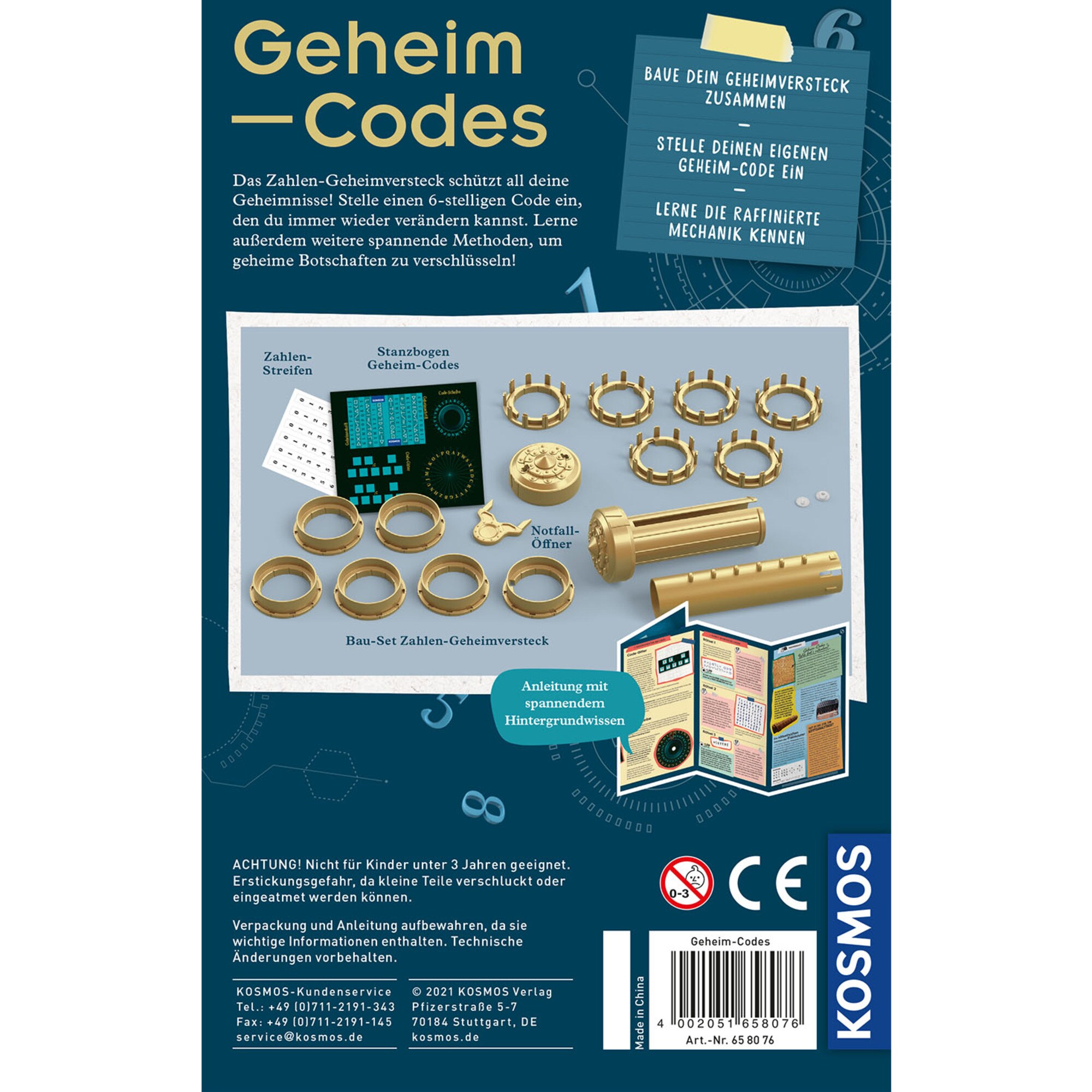 Kosmos Detektiv-Sets Geheim-Codes