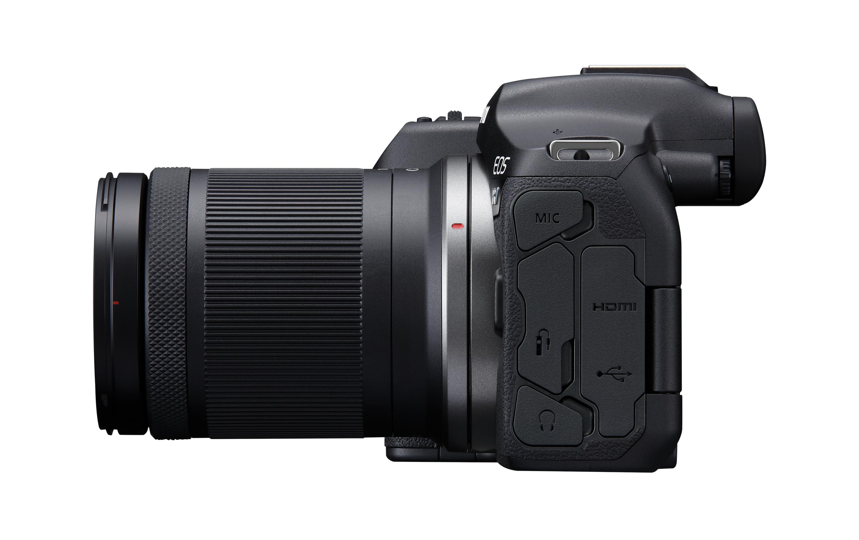 Fotokamera EOS R7 Kit inkl. RF-S 18-150 F3.5-6.3 IS STM<br>Hybrid-Systemkamera mit 128 GB SDXC-Karte und praktischer Kameratasche